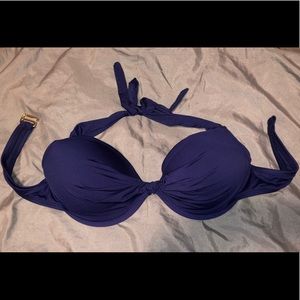 Blue bikini top L